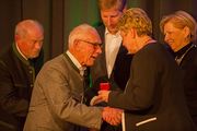 Odo Habermann 2017 bei der Verleihung des goldenen Ehrenabzeichens
