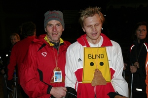 Franz Engleder mit Begleitläufer