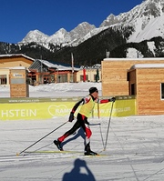 Foto: Franz Griesbacher im perfekten Diagonalschritt